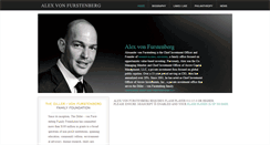 Desktop Screenshot of alexvonfurstenberg.com