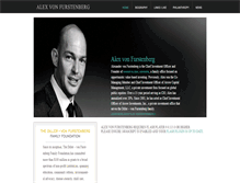 Tablet Screenshot of alexvonfurstenberg.com